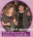 Andrea con Ricardo Darin